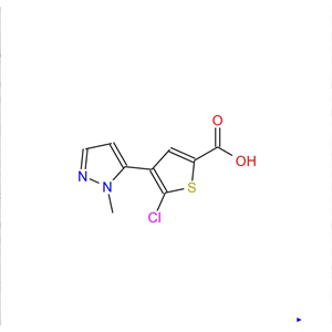 5-氯-4-(1-甲基-1H-吡唑-5-基)-2-噻吩羧酸,5-chloro-4-(1-methyl-1H-pyrazol-5-yl)thiophene-2-carboxylic acid