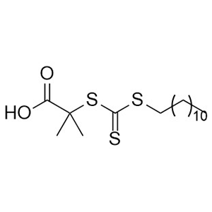 2-(十二烷基三硫代碳酸酯基)-2-甲基丙酸,2-(((dodecylthio)carbonothioyl)thio)-2-methylpropanoic acid