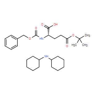 (S)-2-(((芐氧基)羰基)氨基)-5-(叔丁氧基)-5-氧代戊酸 二環(huán)己胺鹽,Dicyclohexylamine (S)-2-(((benzyloxy)carbonyl)amino)-5-(tert-butoxy)-5-oxopentanoate