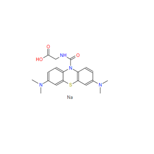 N-[[3,7-双(二甲基氨基)-10H-吩噻嗪-10-基]羰基]甘氨酸单钠盐 115871-18-6