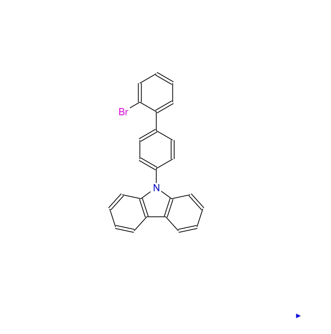 9-(2'-溴-4-聯(lián)苯基)咔唑,9-(2''-Bromo-4-biphenylyl)carbazole