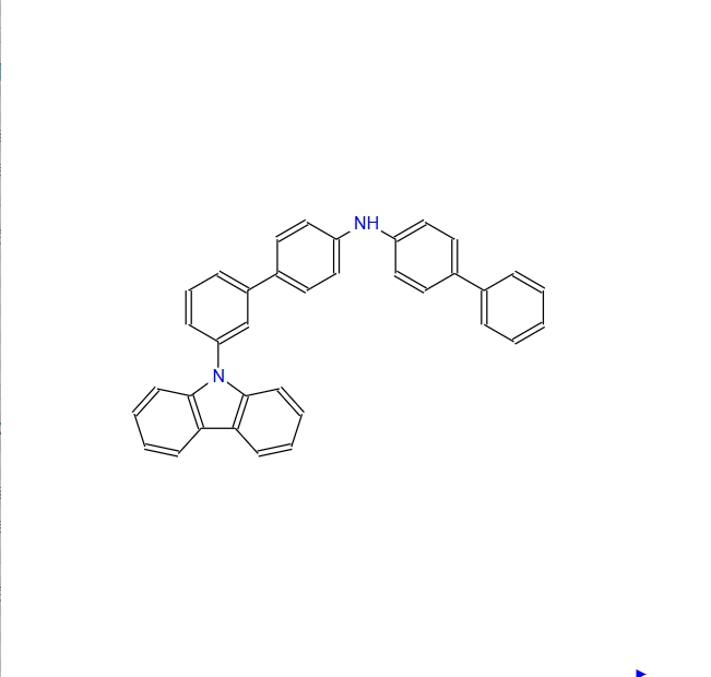 N-([1,1'-聯(lián)苯]-4-基)-3'-(9H-咔唑-9-基)-[1,1'-聯(lián)苯]-4-胺,N-([1,1'-biphenyl]-4-yl)-3'-(9H-carbazol-9-yl)-[1,1'-biphenyl]-4-amine