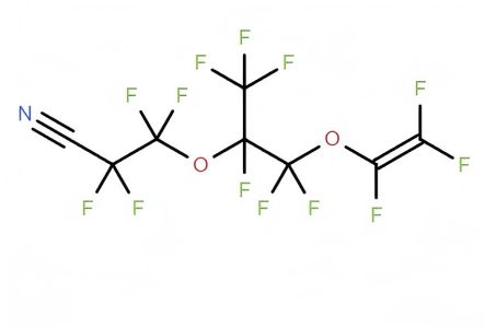 2,2,3,3-四氟-3-[[1,1,1,2,3,3-六氟-3-[(1,2,2-三氟乙烯基)氧基]丙烷-2-基]氧基]丙腈,perfluoro(5-methyl-4,7-dioxoanon-8-ene)nitrile