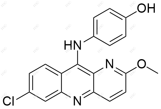 咯萘啶雜質(zhì)20,4-((7-chloro-2-methoxybenzo[b][1,5]naphthyridin-10-yl)amino)phenol