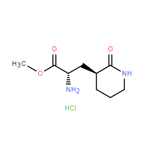 （S）-2-氨基-3-（（S）-2-氧代哌啶-3-基）丙酸甲酯鹽酸鹽,Methyl (S)-2-amino-3-((S)-2-oxopiperidin-3-yl)propanoate hydrochloride