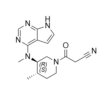 托法替尼雜質(zhì)14,3-((3R,4S)-4-methyl-3-(methyl(7H-pyrrolo[2,3-d]pyrimidin-4-yl)amino)piperidin-1-yl)-3-oxopropanenitrile