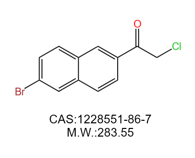 6-溴-2-（氯乙?；┹?1-(6-bromo-2-naphthalenyl)-2-chloroethanone