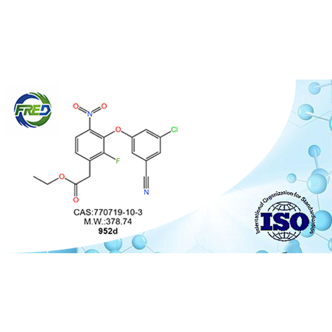 3-(3-氯-5-氰基苯氧基)-2-氟-4-硝基苯乙酸乙酯,Ethyl 3-(3-chloro-5-cyanophenoxy)-2-fluoro-4-nitrobenzeneacetate