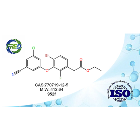 4-溴-3-(3-氯-5-氰基苯氧基)-2-氟苯乙酸乙酯,Ethyl 4-bromo-3-(3-chloro-5-cyanophenoxy)-2-fluorobenzeneacetate