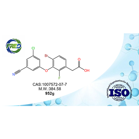 [4-溴-3-(3-氯-5-氰基苯氧基)-2-氟苯基]乙酸,[4-Bromo-3-(3-chloro-5-cyanophenoxy)-2-fluorophenyl]acetic acid