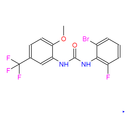 1-(2-溴-6-氟苯基)-3-(2-甲氧基-5-(三氟甲基)苯基)脲,1-(2-bromo-6-fluorophenyl)-3-(2-methoxy-5-(trifluoromethyl)phenyl)urea