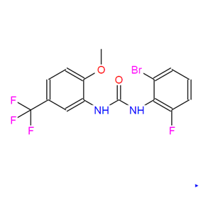 1-(2-溴-6-氟苯基)-3-(2-甲氧基-5-(三氟甲基)苯基)脲