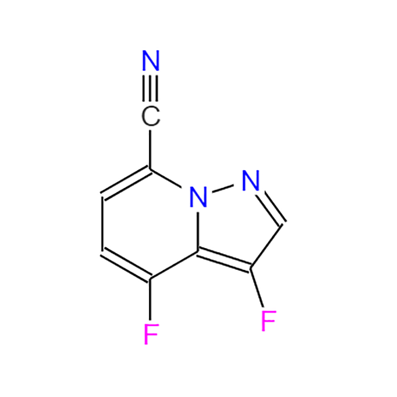 3,4-二氟吡唑并[1,5-A]吡啶-7-甲腈,Pyrazolo[1,5-a]pyridine-7-carbonitrile, 3,4-difluoro-