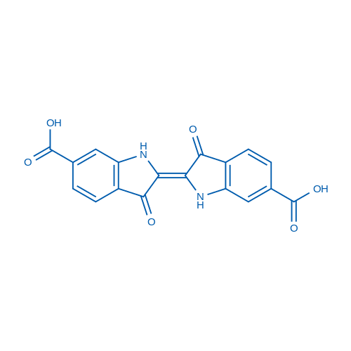 3,3'-Dioxo-[2,2'-biindolinylidene]-6,6'-dicarboxylic acid,3,3'-Dioxo-[2,2'-biindolinylidene]-6,6'-dicarboxylic acid