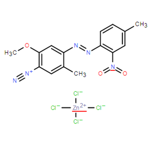 2-甲氧基-5-甲基-4-[(4-甲基-2-硝基苯基)偶氮]苯重氮(T-4)四氯锌酸盐(2:1)