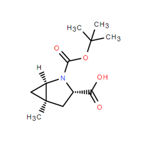 （1R，3s，5r）-2-叔丁氧羰基-5-甲基-2-氮雜二環(huán)[3.1.0]己烷-3-羧酸