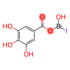 碘化鉍,Hydroxyiodo[(3,4,5-trihydroxybenzoyl)oxy]- bismuthine