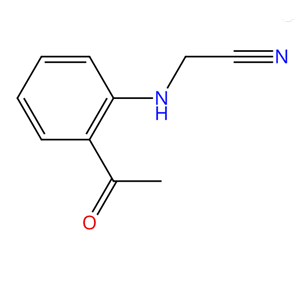 2-[(2-乙酰基苯基)氨基]乙腈