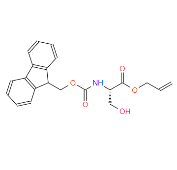 Fmoc-L-絲氨酸烯丙酯,L-Serine, N-[(9H-fluoren-9-ylmethoxy)carbonyl]-, 2-propenyl ester