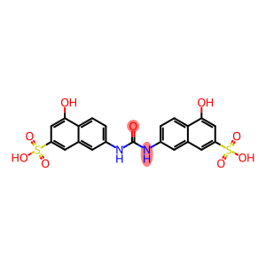 猩紅酸,4,4'-dihydroxy-7,7'-ureylenedi(naphthalene-2-sulphonic acid)