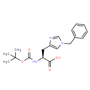 Nt-芐基-Na-(叔丁氧羰基)-L-組氨酸,Boc-His(Bzl)-OH