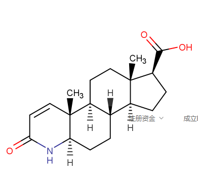 1-雄烯-3-酮-4-雜氮-17b-羧酸,4-Aza-5a-androstan-1-ene-3-one-17b-carboxylic acid