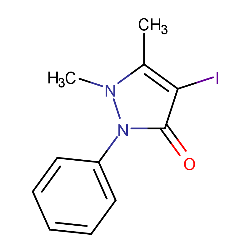 碘安替比林,4-iodo-2,3-dimethyl-1-phenyl-3-pyrazolin-5-one