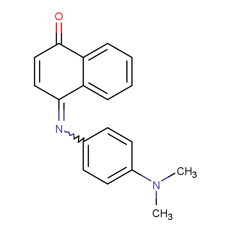 靛酚藍,4-[[4-(dimethylamino)phenyl]imino]naphthalen-1(4H)-one