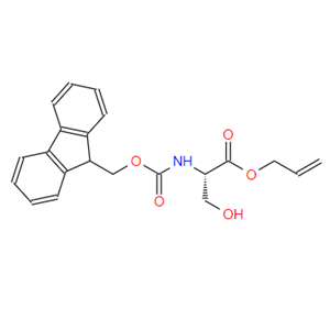 Fmoc-L-絲氨酸烯丙酯,L-Serine, N-[(9H-fluoren-9-ylmethoxy)carbonyl]-, 2-propenyl ester