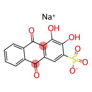 茜素紅,Sodium 9,10-dihydro-3,4-dihydroxy-9,10-dioxoanthracene-2-sulphonate monohydrate