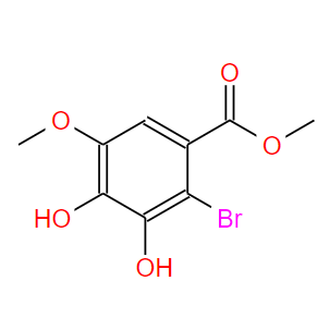 2-溴-3,4-二羥基-5-甲氧基苯甲酸甲酯,2-bromo-3,4-dihydroxy-5-methoxybenzoic acid methyl ester