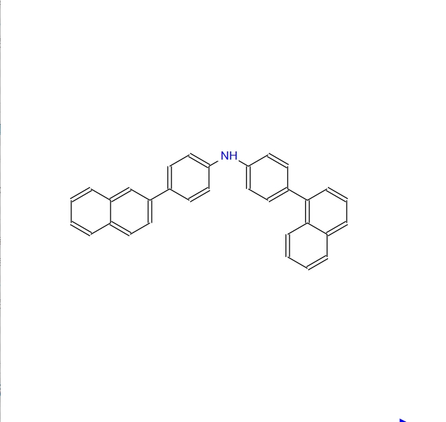 4-(1-萘基)-N-[4-(2-萘基)苯基]苯胺,4-(1-Naphthalenyl)-N-[4-(2-naphthalenyl)phenyl]benzenamine