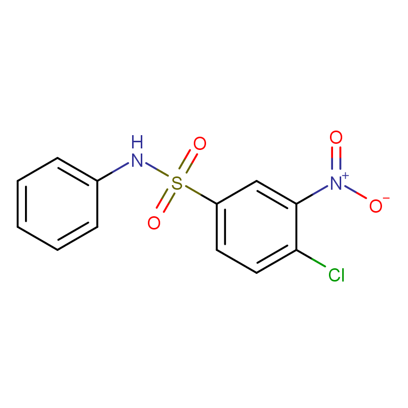 4-氯-3-硝基-N-苯基苯磺酰胺,4-chloro-3-nitro-N-phenylbenzenesulphonamide