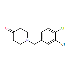 1-(4-氯-3-甲基芐基)哌啶-4-酮,1-(4-Chloro-3-methylbenzyl)piperidin-4-one