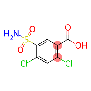 2,4-二氯-5-磺酰胺基苯甲酸,2,4-Dichloro-5-sulfamoylbenzoic acid