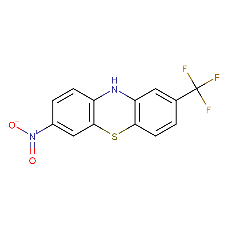 7-nitro-2-(trifluoromethyl)-10H-phenothiazine,7-nitro-2-(trifluoromethyl)-10H-phenothiazine