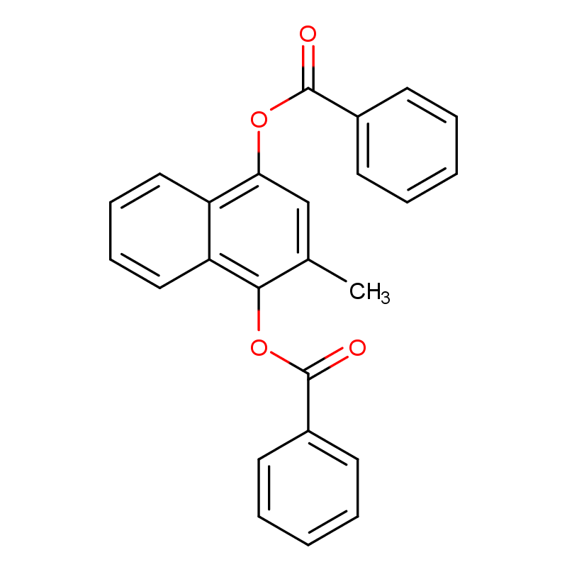 (4-benzoyloxy-3-methylnaphthalen-1-yl) benzoate,(4-benzoyloxy-3-methylnaphthalen-1-yl) benzoate