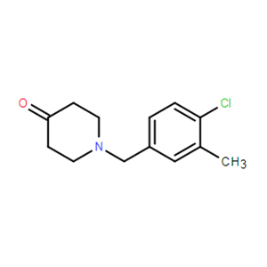 1-(4-氯-3-甲基芐基)哌啶-4-酮,1-(4-Chloro-3-methylbenzyl)piperidin-4-one