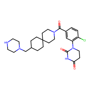 1-(2-氯-5-(9-哌嗪-1-基甲基)-3-氮杂螺[5.5]十一烷-3-羰基)苯基)-1,3-二氮杂环己烷-2,4-二酮,1-(2-chloro-5-(9-(piperazin-1-ylmethyl)-3-azaspiro[5.5]undecane-3-carbonyl)phenyl)dihydropyrimidine-2,4(1H,3H)-dione