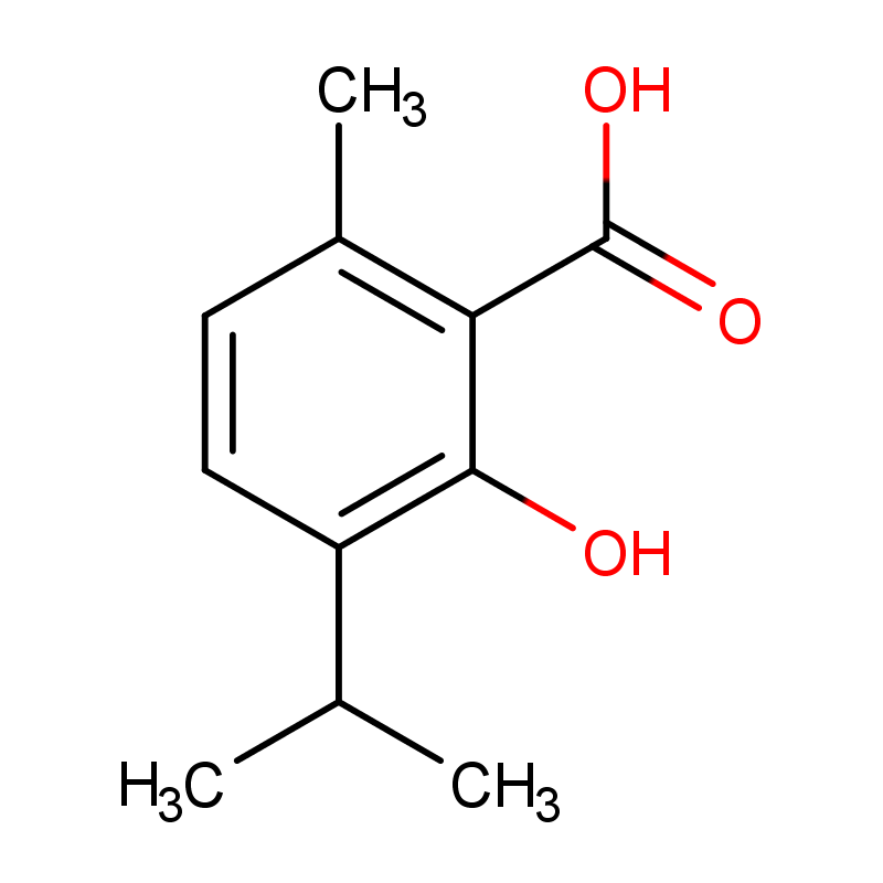 2-羥基-3-異丙基-6-甲基苯甲酸,3-isopropyl-6-methylsalicylic acid