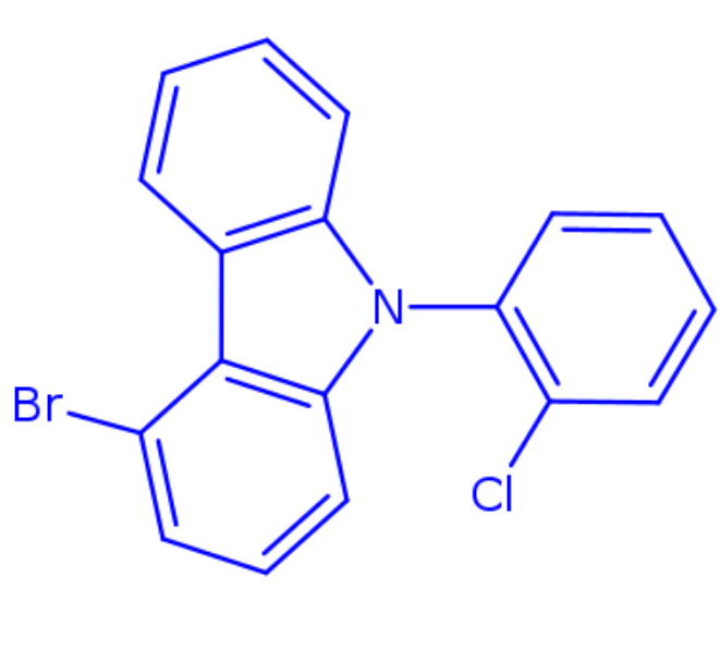 4-bromo-9-(2-chlorophenyl)-9H-carbazole,4-bromo-9-(2-chlorophenyl)-9H-carbazole