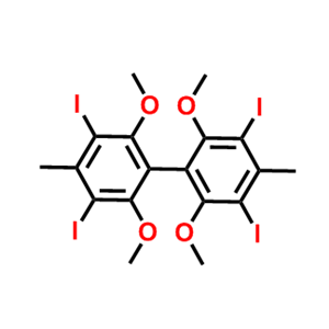 3,3',5,5'-tetraiodo-2,2',6,6'-tetramethoxy-4,4'-dimethylbiphenyl