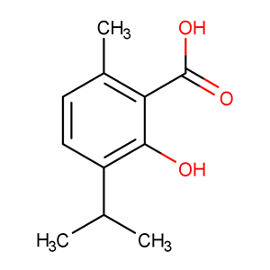 2-羟基-3-异丙基-6-甲基苯甲酸548-51-6