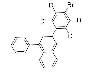 氘代-1-苯基-2-（4-溴苯基-2,3,5,6-d4）萘,3-(4-bromophenyl-2,3,5,6-d4)-1-phenylnaphthalene