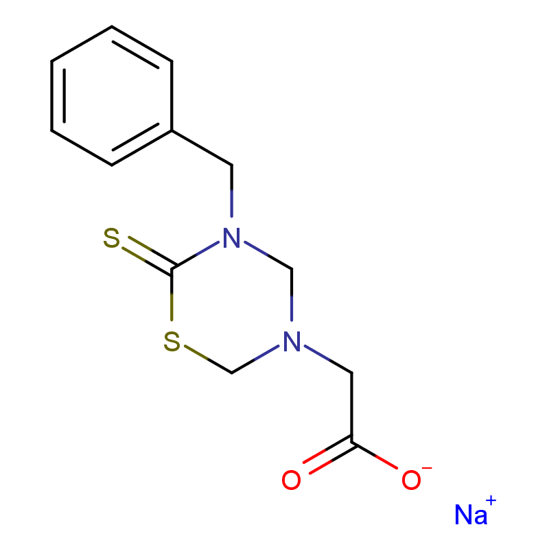 sodium 5-benzyl-6-thioxodihydro-2H-1,3,5-thiadiazine-3(4H)-acetate,sodium 5-benzyl-6-thioxodihydro-2H-1,3,5-thiadiazine-3(4H)-acetate