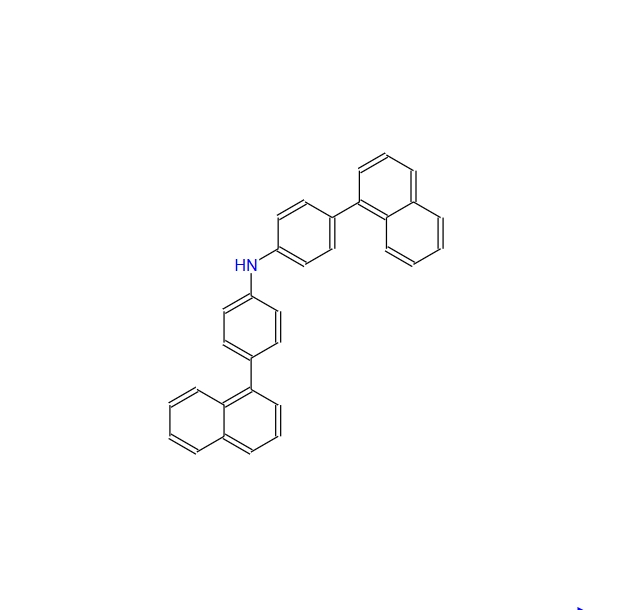 4,4'-二(1-萘基)二苯胺,4-(Naphthalenyl)-N-[4-(1-naphthalenyl)phenyl]benzenamine