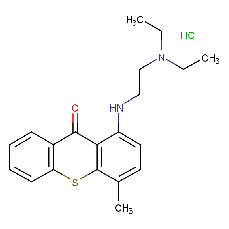 鹽酸硫坎酮,Lucanthone hydrochloride