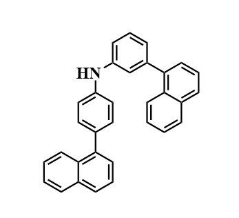 3-(1-萘基)-N-(4-(1-萘基)苯基)苯胺,3-(1-naphthalenyl)-N-[4-(1-naphthalenyl)phenyl]-Benzenamine