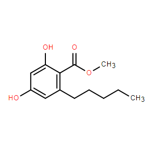 2,4-二羟基-6-戊基苯甲酸甲酯,Methyl 2,4-dihydroxy-6-pentylbenzoate