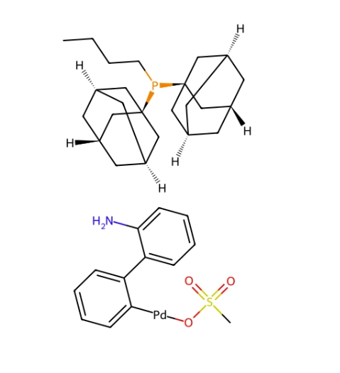 甲磺酸[正丁基二(1-金剛烷基)膦](2-氨基-1,1-聯(lián)苯-2-基)鈀(II),Methanesulfonato(diadamantyl-n-butylphosphino)-2'-amino-1,1'-biphenyl-2-yl)palladium(II) dichloromethane